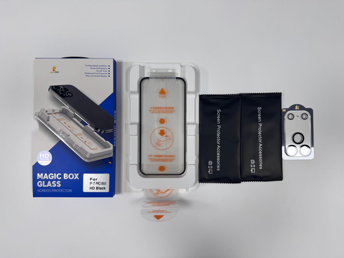 Pack 2+1 Verre Trempé iPhone 17 Pro Max
