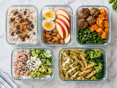 Ma semaine protéinée : 5 boîtes de meal prep riches en protéines