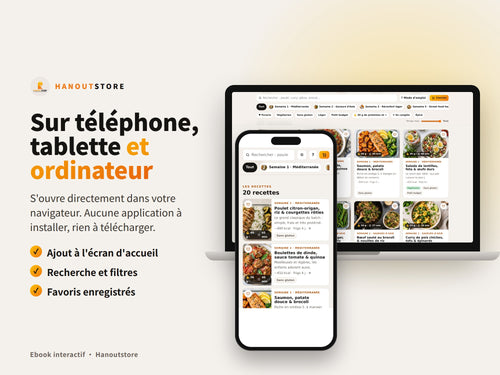 Batch Cooking Protéiné : ebook lisible sur téléphone, tablette et ordinateur
