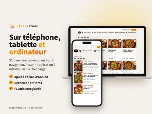 Le Tajine de A à Z : ebook lisible sur téléphone, tablette et ordinateur