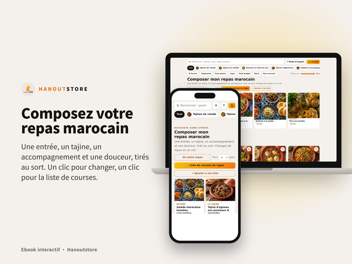 Le Tajine de A à Z : composer son repas marocain
