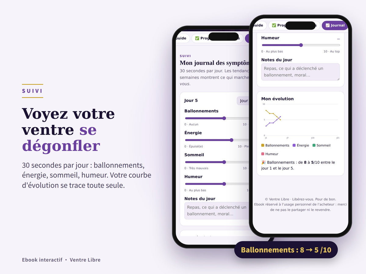 Ventre Libre – Dégonflez en 21 jours (ebook interactif)