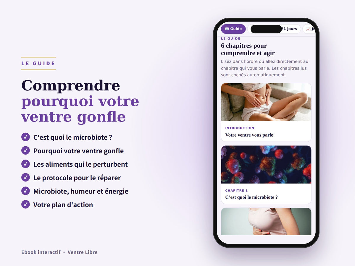 Ventre Libre – Dégonflez en 21 jours (ebook interactif)