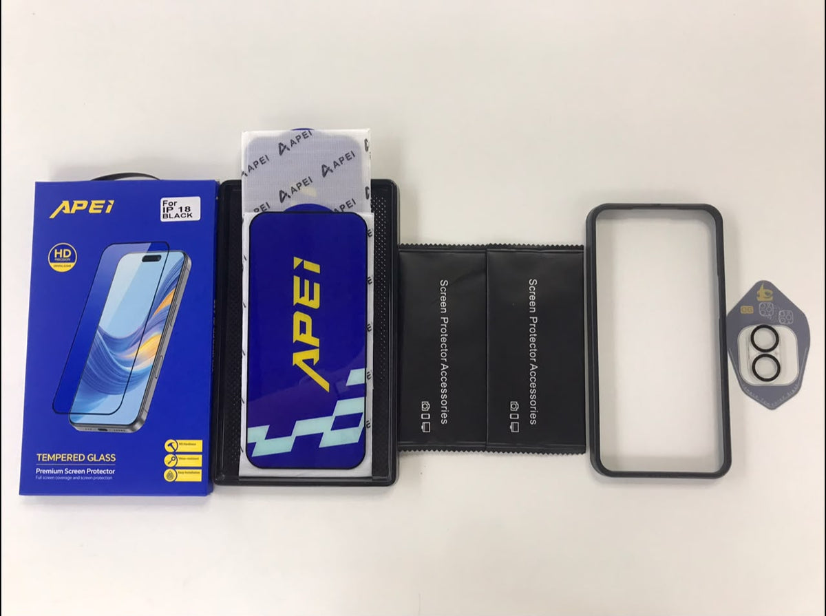 Pack 2+1 Verre Trempé iPhone 18