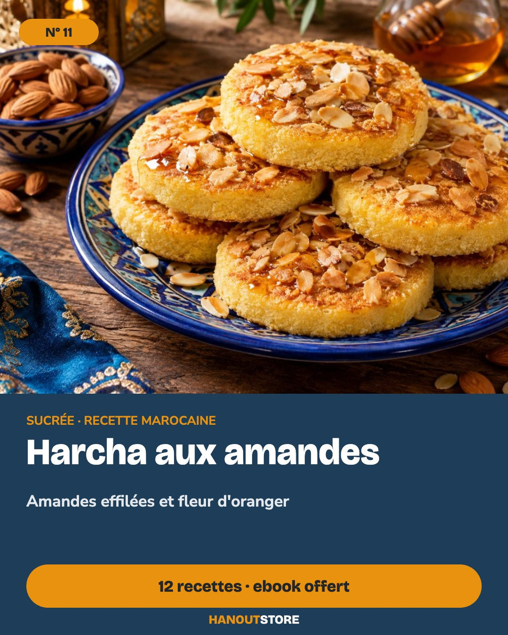 Harcha aux amandes
