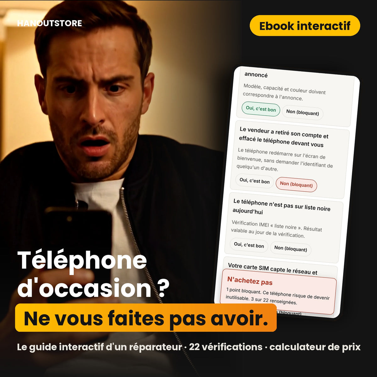 Acheter un téléphone d'occasion sans se faire avoir : ebook interactif