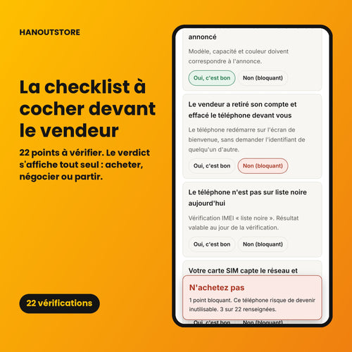 Acheter un téléphone d'occasion sans se faire avoir : ebook interactif